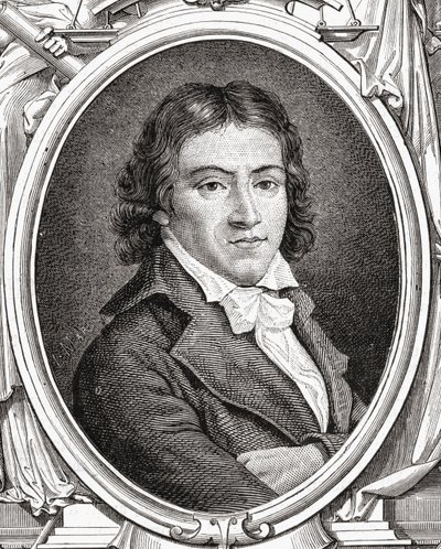 Portrait of Camille Desmoulins by Leopold Mar